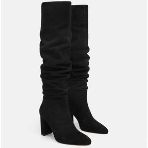 Gorgeous Zara Suede tall boots